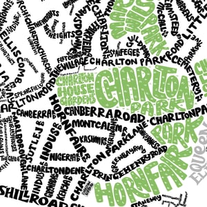 Image of Charlton Typographic map