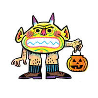 Image 2 of Halloween creepster sticker