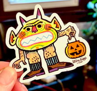 Image 1 of Halloween creepster sticker