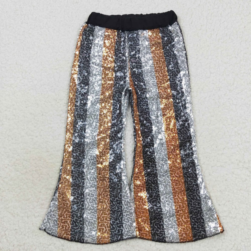 Image of SEQUIN FLARE PANTS