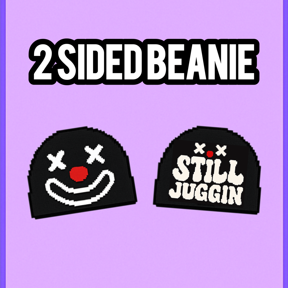 Image of Still Juggin 2 Sided Beanie