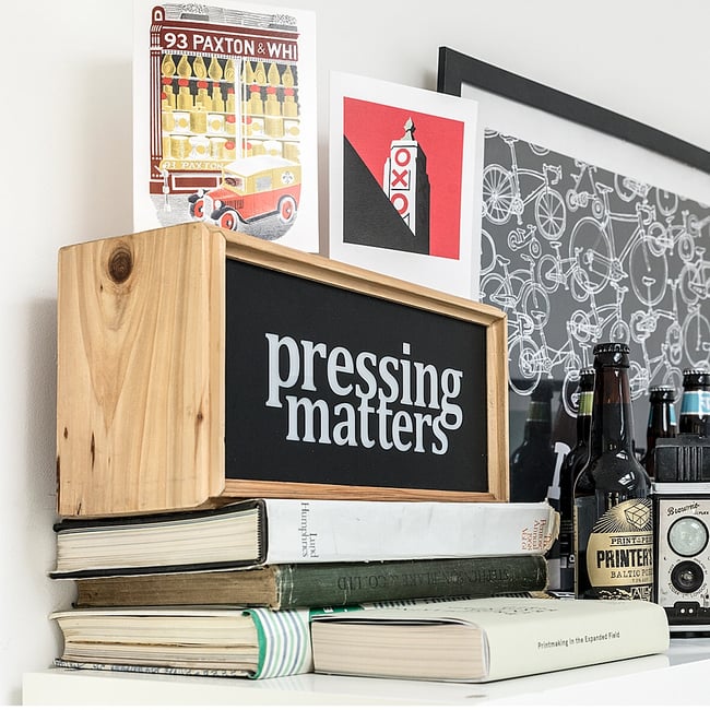 Pressing Matters Magazine Light Boxes & Stand