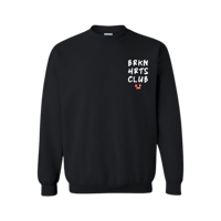 Image 2 of BRKN HRTS CLUB - SAD CREW - BLACK/WHITE