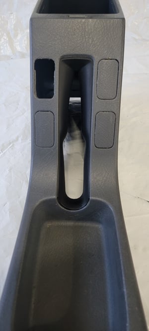 Image of 96-00 Honda Civic Armrest Emergency Brake Console OEM DARK GRAY