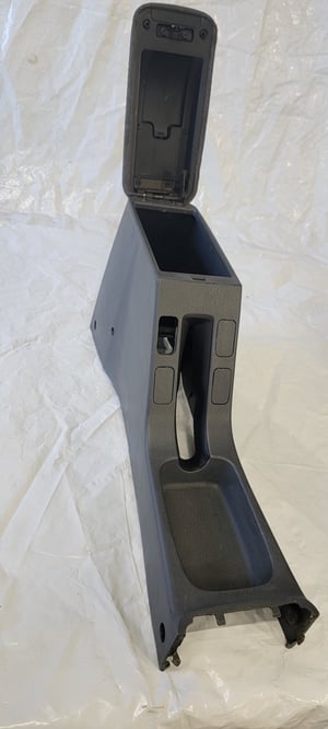 Image of 96-00 Honda Civic Armrest Emergency Brake Console OEM DARK GRAY