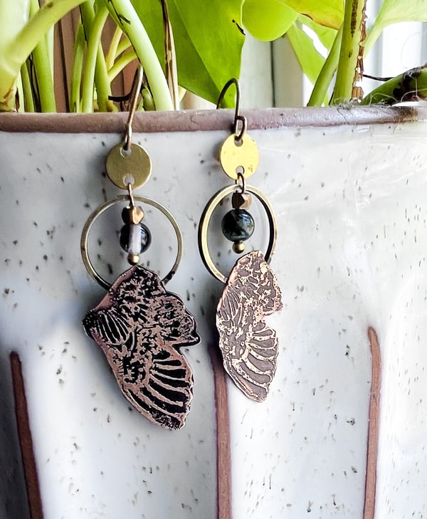 Image of Cicada Wing Earrings