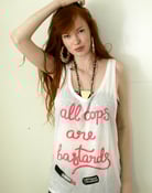 Image of Fameless - ACAB lipstick girl racerback