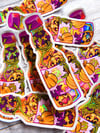 Pumpkin Ramune Soda | Holographic Sticker