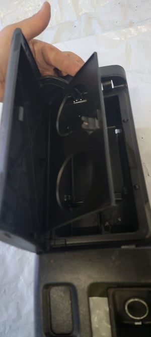 Image of 93-97 del Sol Si OEM center console armrest cupholder ebrake ashtray bezel mount