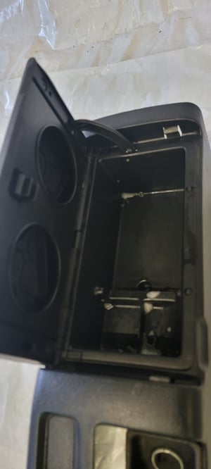 Image of 93-97 del Sol Si OEM center console armrest cupholder ebrake ashtray bezel mount