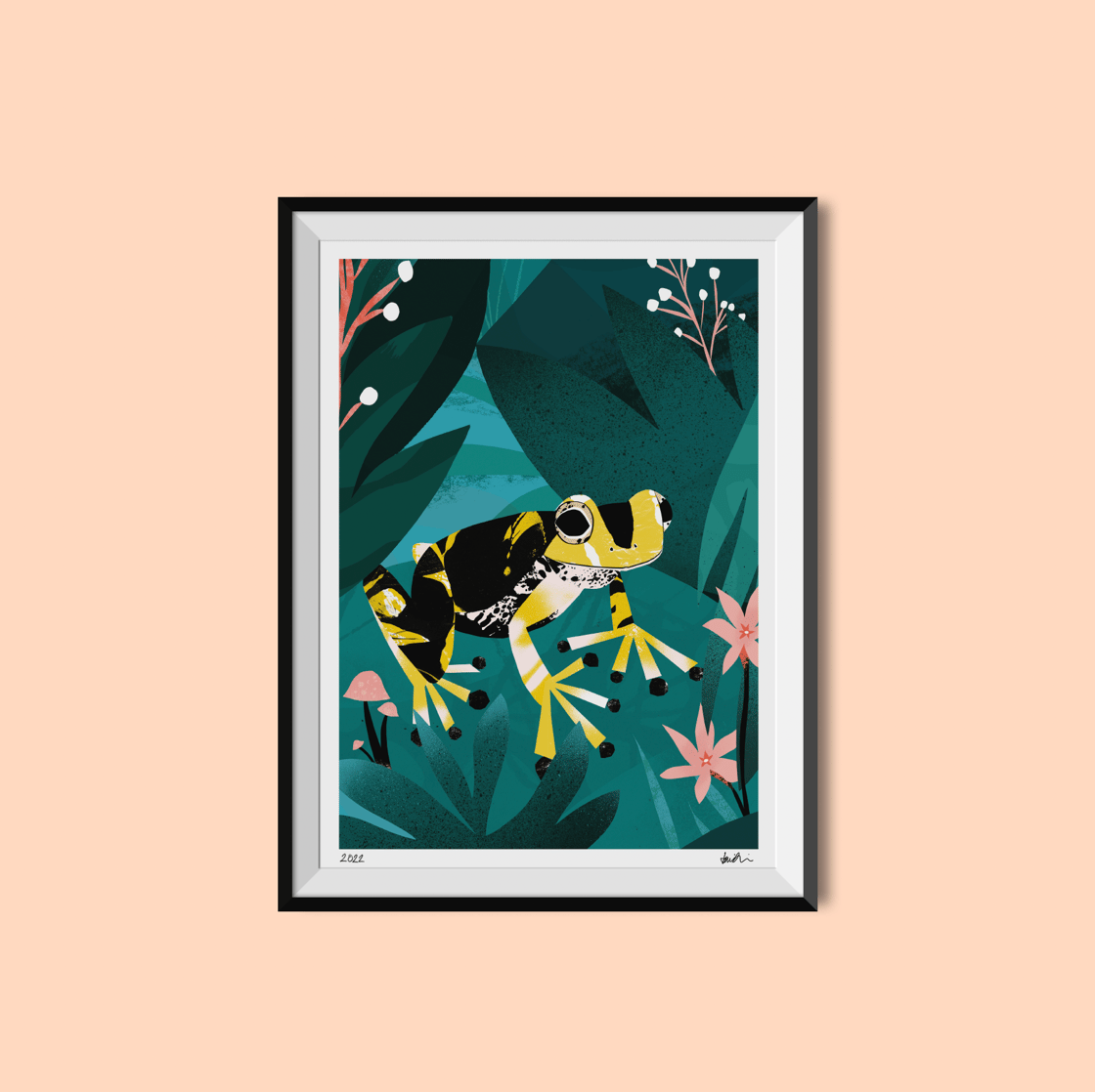 Image of Meck the Mellow Yellow A4 Giclée Art Print