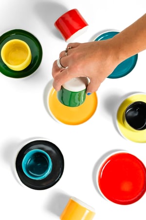 Image of Rainbow - Coffee Cups set