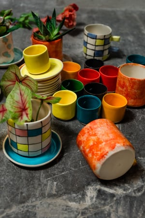 Image of Rainbow - Coffee Cups unit. 