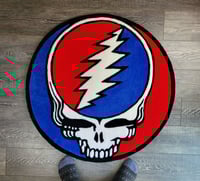 Image 2 of Grateful Dead Stealie Rug 