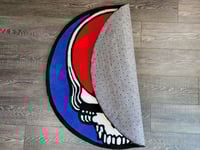Image 3 of Grateful Dead Stealie Rug 