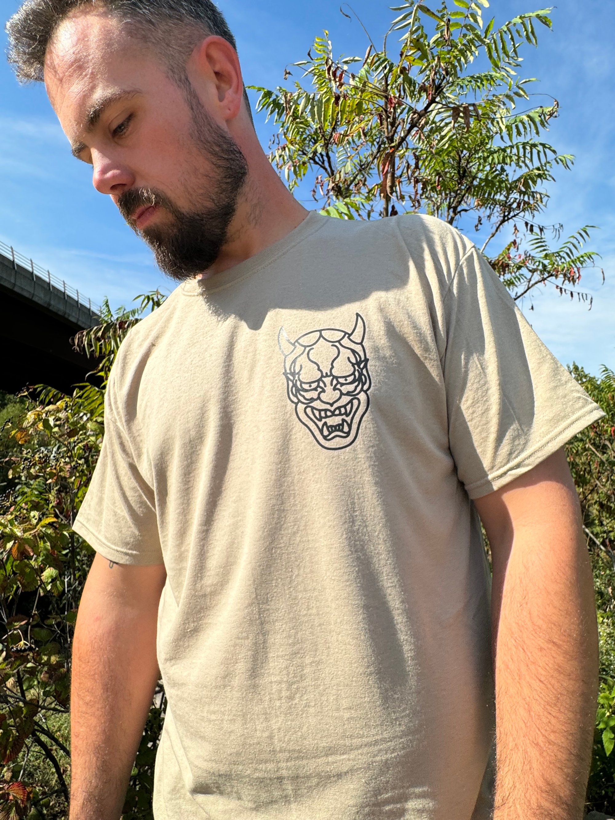 Urban Backwoods Mask Vintage Logo Uomo T-Shirt Blu Taglia S Urban Backwoods Mask Vintage Logo Uomo T-Shirt Blu Taglia S
