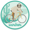 Cycling Sloth Sticker