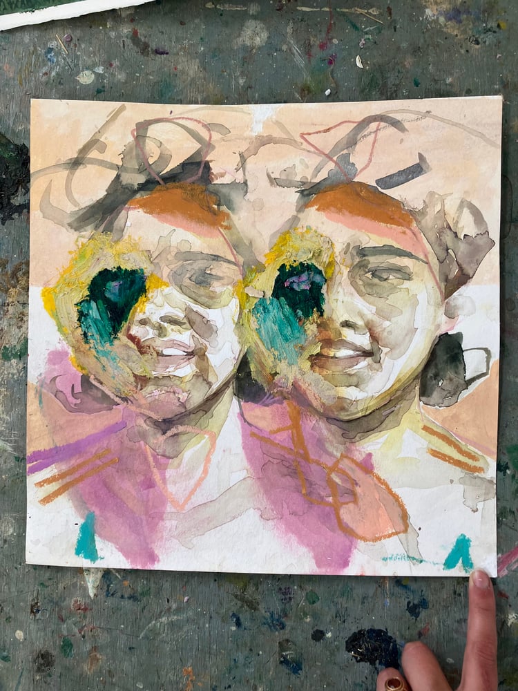 Image of Double Abstract Portrait