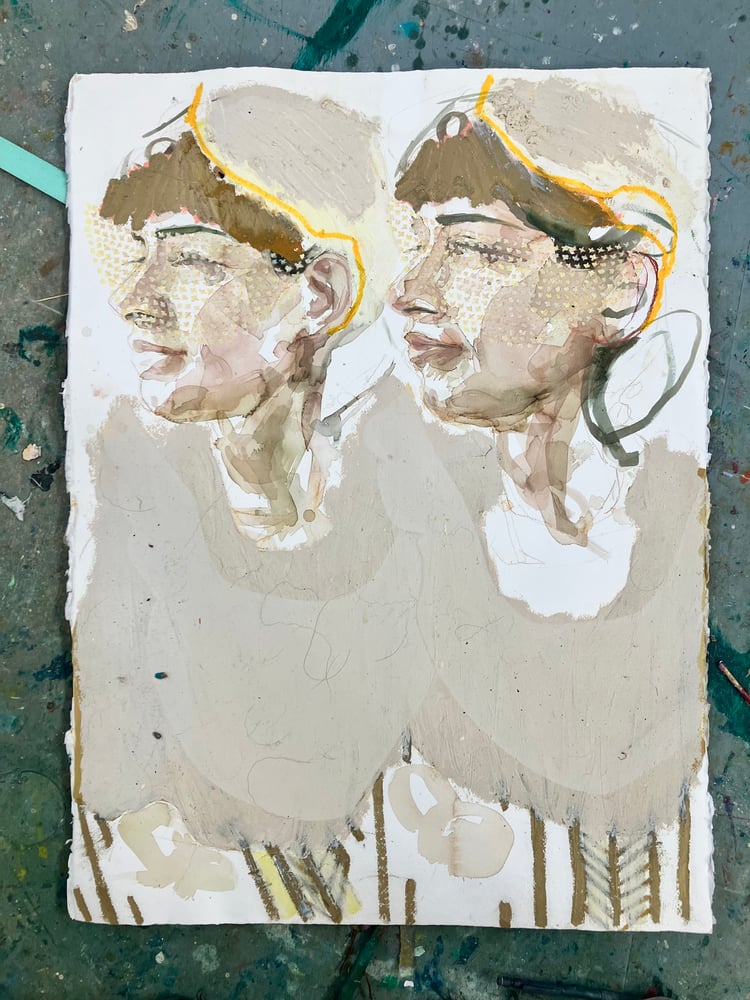 Image of Double Figurative Painting