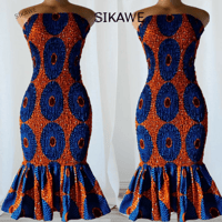 Image 1 of SIMONE AFRICANPRINT DRESS