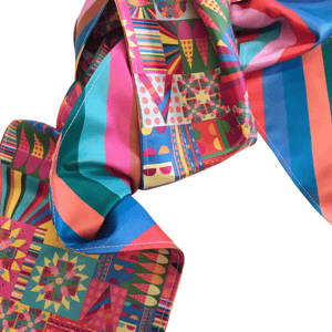 Image of City Bloom Pink Scarf