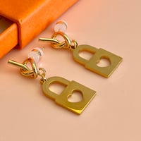 Image 3 of Large Lock and Knot Drops - Fine Thanks