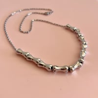 Image 1 of Silver Bone Chain