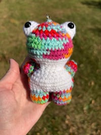 Image 1 of Rainbow Frog Bag Clip