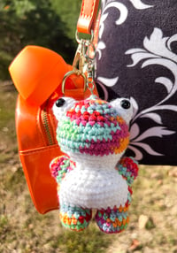 Image 2 of Rainbow Frog Bag Clip