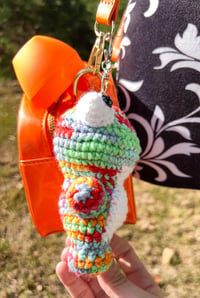 Image 3 of Rainbow Frog Bag Clip