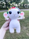Lucy the Lamb Crocheted Plushie