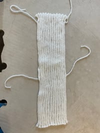 Image 1 of Backless mohair top white