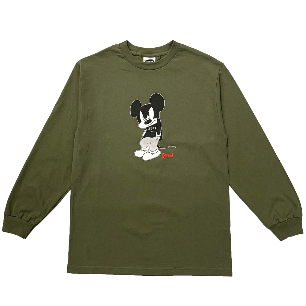 "Billy" L/S T-Shirt (Army Green)