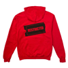 "Rewind" Hooded Sweatshirt (Red)