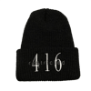 "416" Beanie (Black)