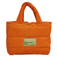The Cool Puffer Tote Mini - Tiger Orange