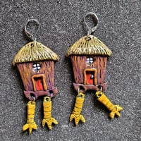 Image 1 of Baba Yaga's Hut earrings 