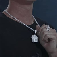 Image 2 of Trap House Moissanite Pendant