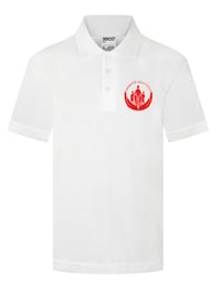 Image 1 of Linton Infants White School Polo Shirt