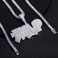 Image 4 of Trap Moissanite Pendant