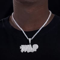 Image 1 of Trap Moissanite Pendant