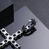 Image 3 of Black Moissanite Cross