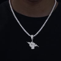 Image 1 of Lighting Fist Glow In The Dark Pendant