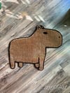 "Okay I Pull Up" Capybara Floor Rug