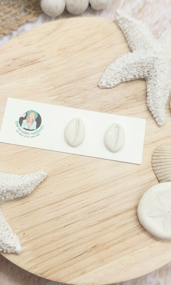 Image of Cowrie Shell Studs