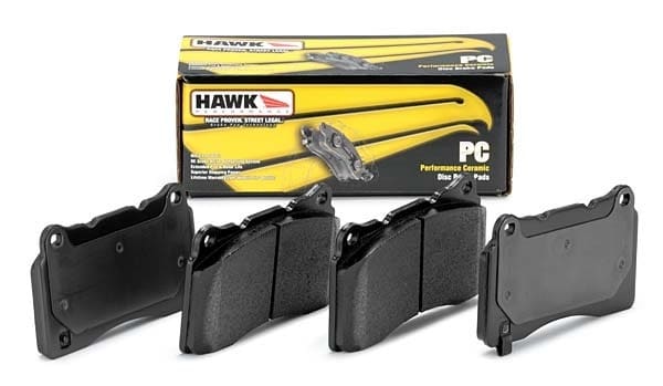 Hawk Performance Ceramic Front Brake Pads for 2017+ FK8 Honda Civic Type-R
