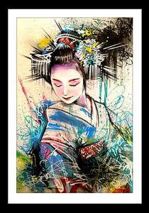 Image of 'Urban Geisha' - Original artwork on paper