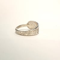 Image 5 of 1913 Sheffield  sterling silver spoon ring 