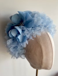 Image 4 of Pale blue 60’s inspired hat