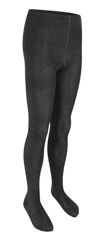 Linton Infants Charcoal Grey Cotton Rich Tights (Twin Pack)